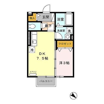 間取図 フラッツ槙尾
