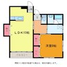 森映ハイツ西小針 1LDKの間取り