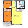 ピュアライフ坂井 2LDKの間取り