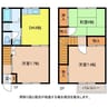 ミルトニア 3DKの間取り