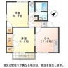 バードリー 2DKの間取り