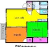 グレースアベニュー 2LDKの間取り