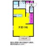 コーポリベール 1Rの間取り