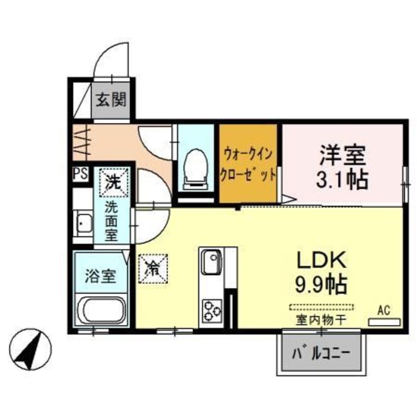 間取図 アメニティタウンIII