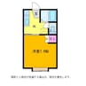 コーポ小針 1Kの間取り
