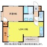 クレイデル 1LDKの間取り