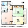 ラ・フォーレ青山 2DKの間取り