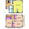 アヴォンリータウンB(105～111) 3LDKの間取り