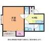 BUENA関屋堀割 1Kの間取り