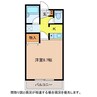 ラフィーネ東青山 1Kの間取り