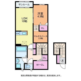 間取図 Belle　Lead小針