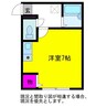 CASSINE・KACO（カシーヌ・カコ）II 1Rの間取り
