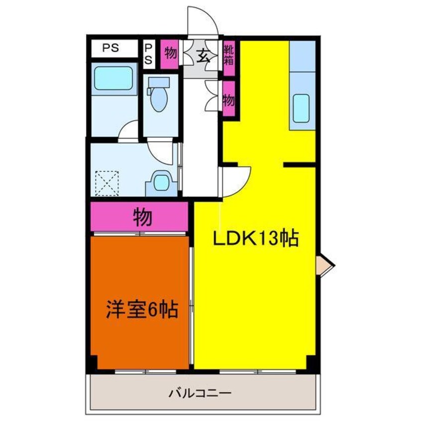 間取図 ＮＢＳピアチェーレ