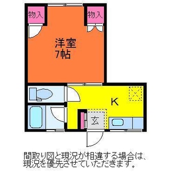 間取図 コーポロビニエ