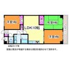ホポロ東万代 3LDKの間取り