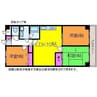 ホポロ東万代 3LDKの間取り