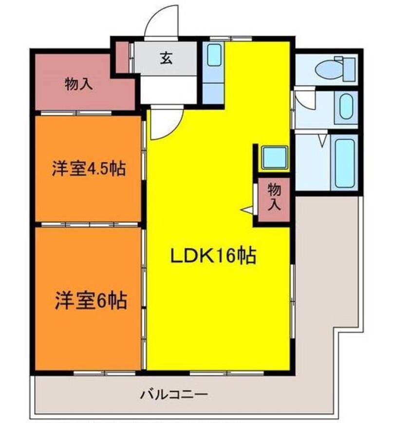 間取図 笹口グリーンハイツ