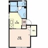 ルーチェＳ 1Kの間取り