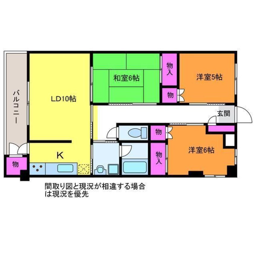 間取図 メイプル紫竹山