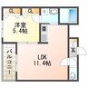 レガーロ旭町 1LDKの間取り