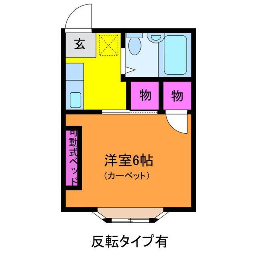 間取図 サウスコート