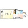 北雪ハイツ米山 1Kの間取り