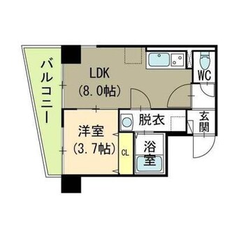間取図 ブレイカーズ萬代