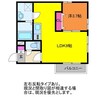 ブレイカーズ萬代 1LDKの間取り