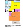 ステラハウスI-Ｂ棟 1DKの間取り