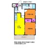 アルベルジュ米山 2LDKの間取り