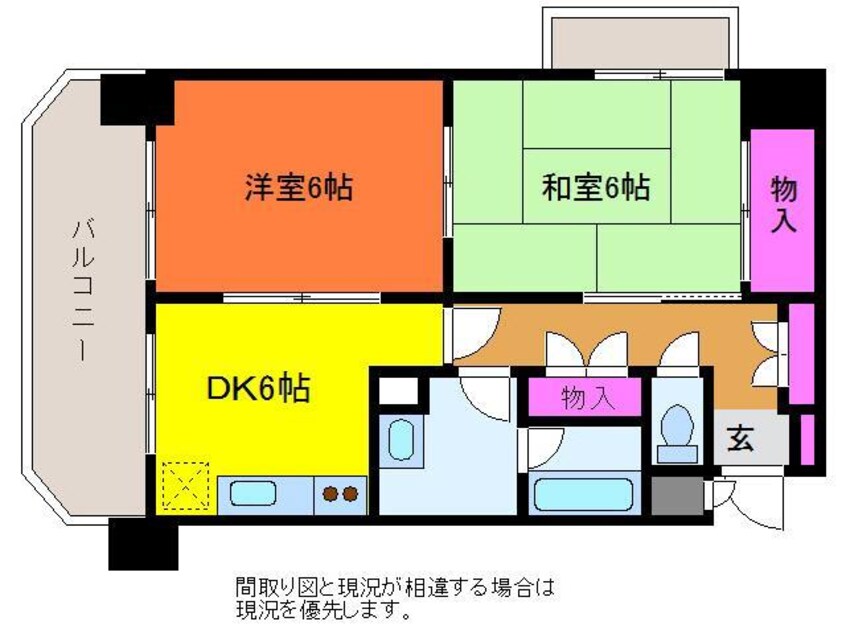 間取図 アクシス駅南ウエスト