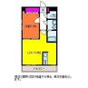 レンテ美咲 1LDKの間取り