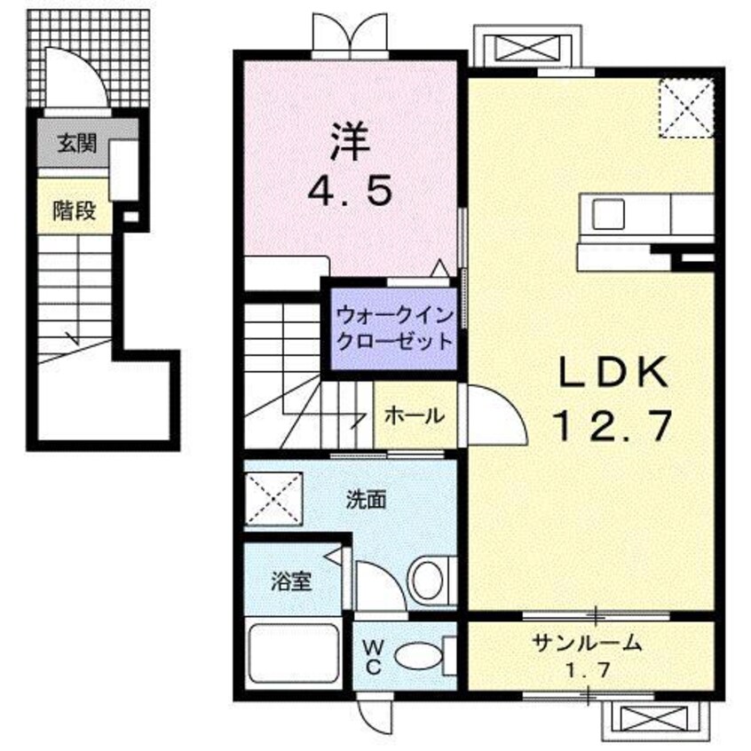 間取図 クレエ