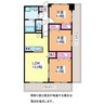 パークハイツ万代 3LDKの間取り