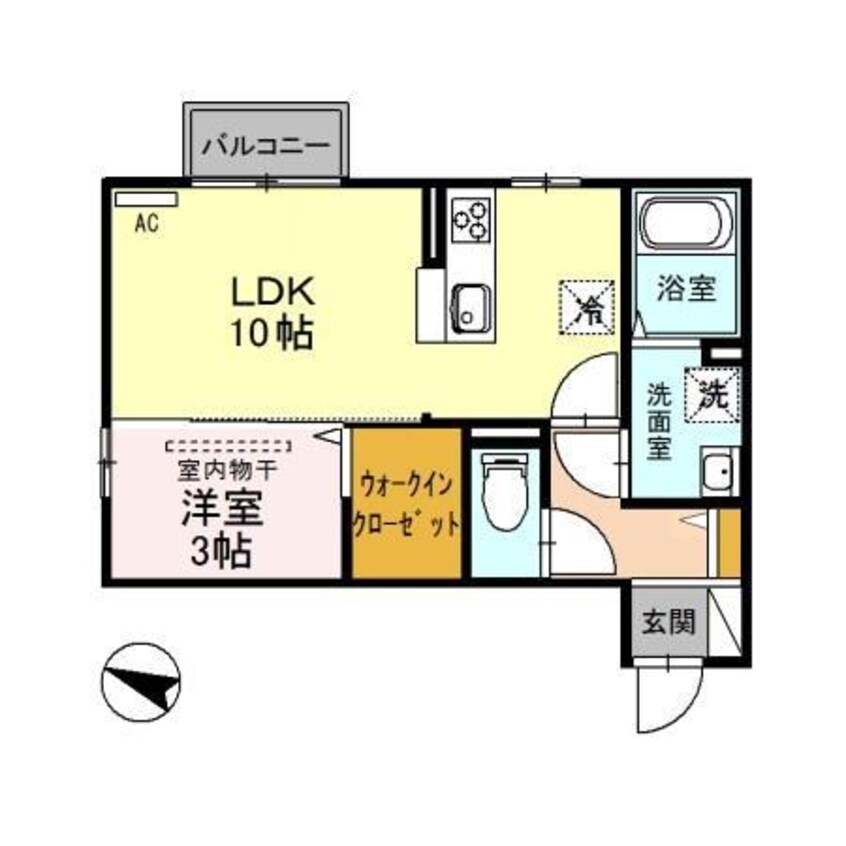 間取図 エムアンドエス駅南