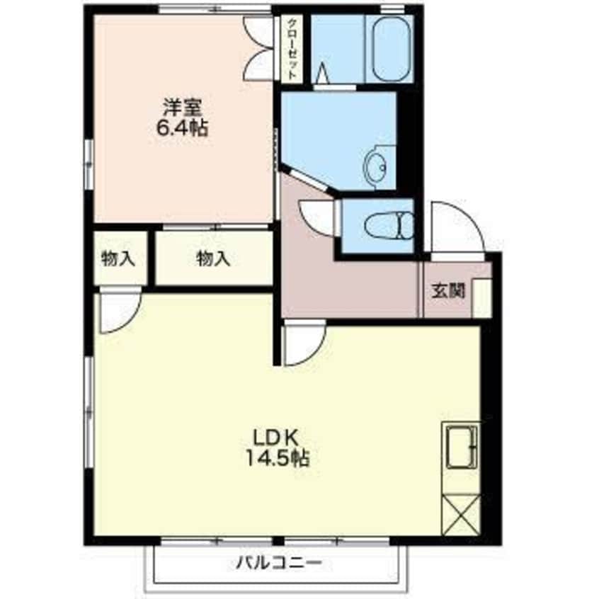 間取図 グランメール女池
