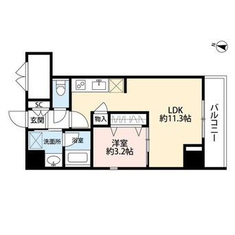 間取図 パークソレイユ弐番館