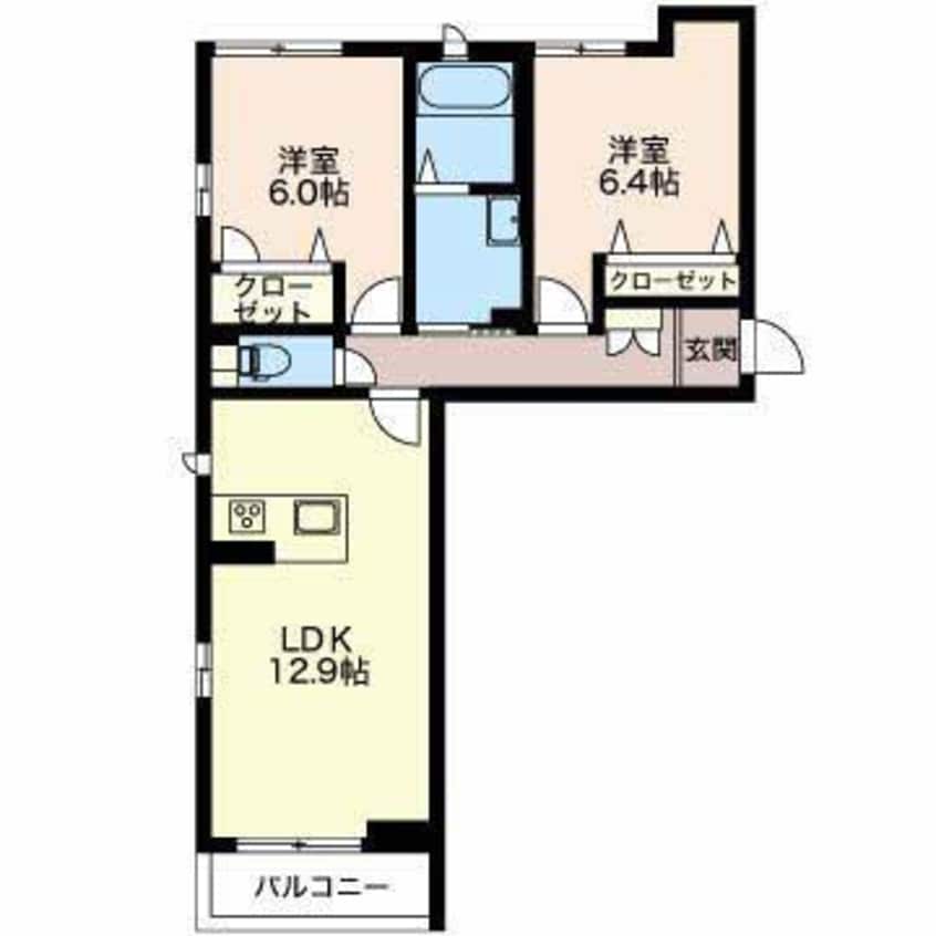 間取図 シャーメゾン新光町
