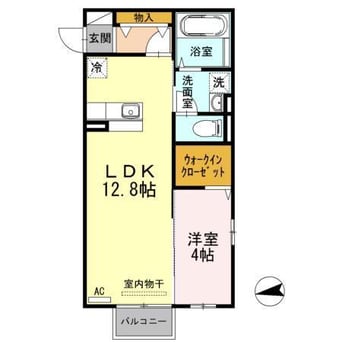 間取図 DEARROOMサチ