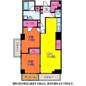 間取図 パルステージ関屋