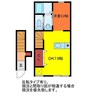 万代メトロ 1DKの間取り