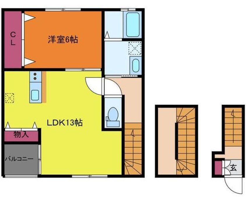 間取図 ＥＳＴＥＲＯ柳島町