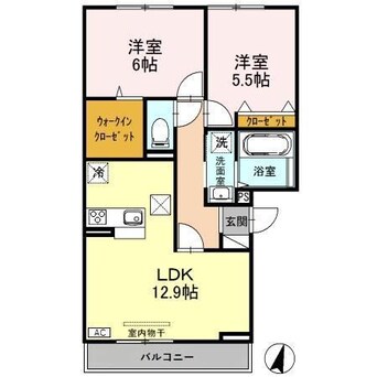 間取図 ロイヤルガーデンコート新和A