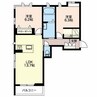 マストタウン神道寺 2LDKの間取り