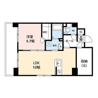 間取図 CUES東万代