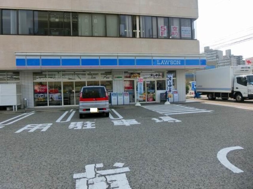 ローソン新潟堀ノ内店(コンビニ)まで347m ビエンナ