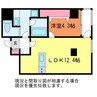 ザ・パーク一番堀 1LDKの間取り