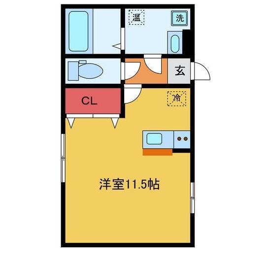 間取り図 柳都ハイツ東堀