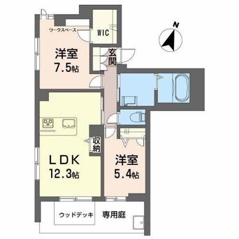 間取図 シャーメゾンプレミア鐙
