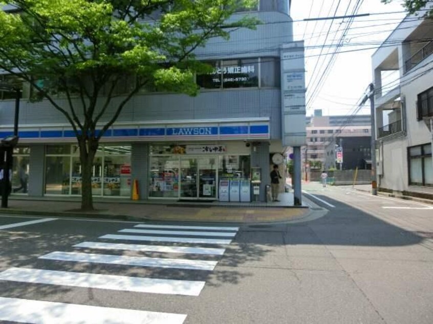 ローソン新潟笹口店(コンビニ)まで337m 第２駅南ハイツ（110）